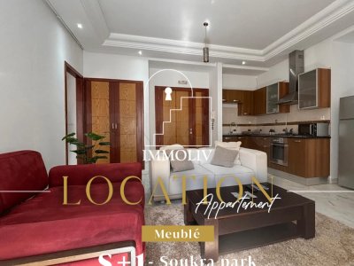 A louer un Appt S+1 meublé à la Soukra park