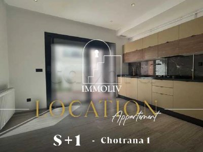 A louer un S+1 jamais habité à Chotrana 1