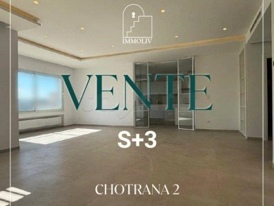 A vendre un Appt S3 neuf à Chotrana 2