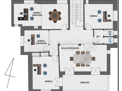 À louer villa à usage Bureautique à Menzah 5