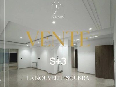 A vendre un Appt S+3 à la Nouvelle Soukra