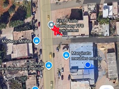 local commercial 250 m2 a vendre fond de commerce route geant/bizerte mnihla