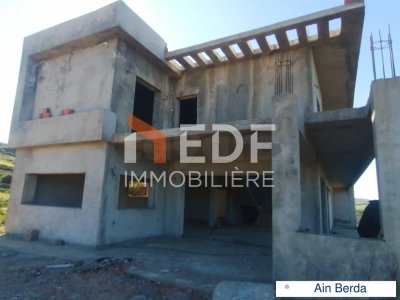 A Vendre Villa inachevé à Ain Berda Bizerte