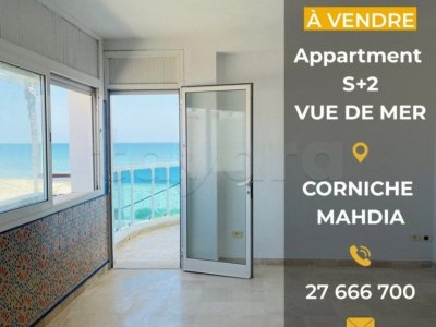 🌊✨ A vendre appartement S+2 avec vue sur mer magnifique  ✨🌊