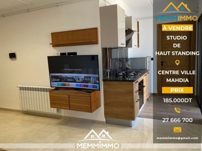 🏠 A VENDRE: Studio de haut standing- A pieds de la plage Mahdia