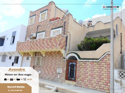 à vendre maison sur deux étages avec garage
