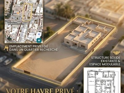 Terrain à vendre au cœur de Houmt Souk – Djerba  | أرض للبيع في  جربة موقع استراتيجي