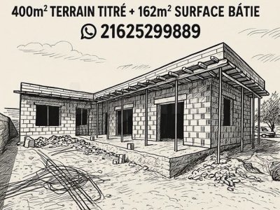 Villa S+3 en cours construction