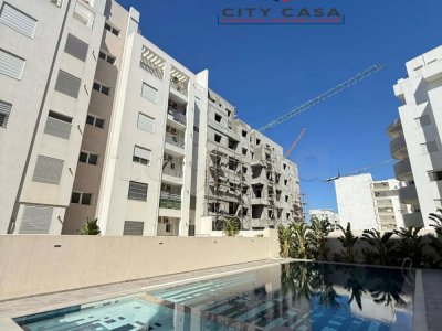 A Vendre Un appartement spacieux en S+2 haut standing dans une résidence avec piscine à AFH2 Mrezga Nabeul.