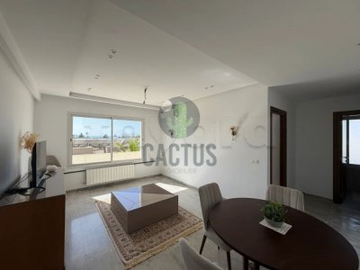 À vendre: S+1 vue mer de 75m² à Lido, Nabeul.