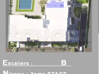 Remise des clés 2027   S+1 de Luxe au 3 eme étage avec une grande terrasse, dans une résidence avec piscine à AFH Mrezga Nabeul