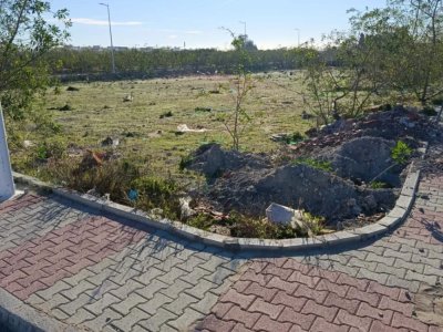 Terrain 360 m² constructible viabilisé au COIN - Titre bleu - À qqs mètres hôpital Tahar Maamouri & campus uni Nabeul
