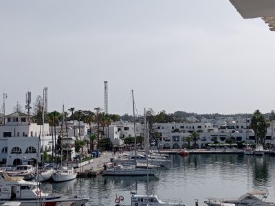 Location vacances Appart. 1 pièce à El Kantaoui (Hammam Sousse) - Vue sur mer et port