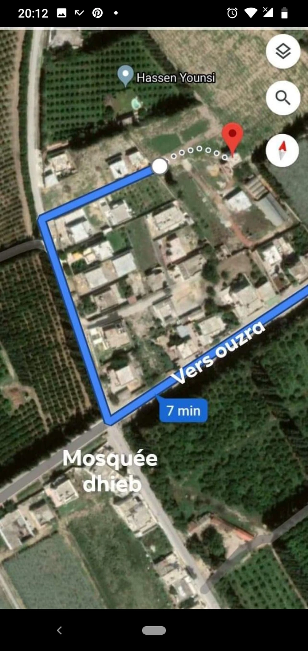 Terrain Terrain nu à Sidi Saad (Mornag) - 400m2 mornag20min cv tunis -