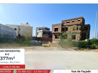 Terrain Terrain nu à Soliman (Soliman) - Terrain de 377m2 à 480 dt le m2 -