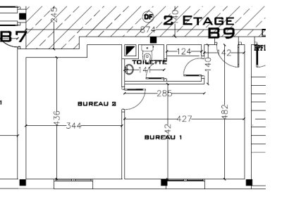 Location Appart. 2 pièces à Cite Jardins (Cite El Khadra) - Bureau neuf sur av alain savary