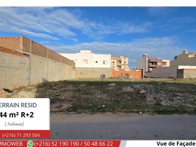 Terrain Terrain nu à Soliman (Soliman) - Terrain de 244 m2 à 550 d le m2 -