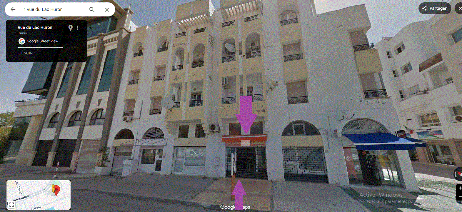 Location Surfaces à La Goulette (La Goulette) - Loue magasin sans fond commerce lac 1