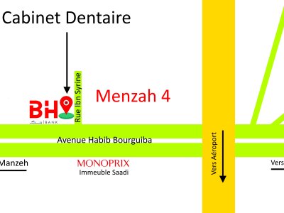 Location Appart. 2 pièces à El Menzah 4 (El Menzah) - Cabinet pour médecin  toutes spécialités