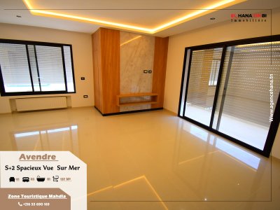 Vente Appart. 2 pièces à Mahdia (Mahdia) - S2 vue sur mer luxe et neuf à corniche mahdia