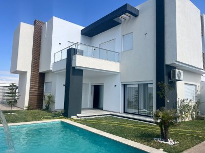 Location Appart. 4 pièces à Barraket Essahel (Hammamet) - Une villa meublée s4 avec jardin et piscine