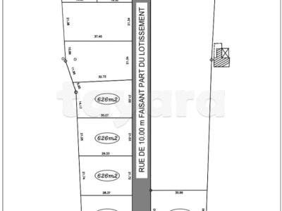 قصاص يعيش A V 4 Lots de 626m² Route Mahdia Saltnia Km8 Sfax