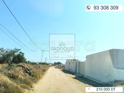 Terrain à vendre 2096m² à Route el Ain km 10(عين الشرفي) 600m de la route principale