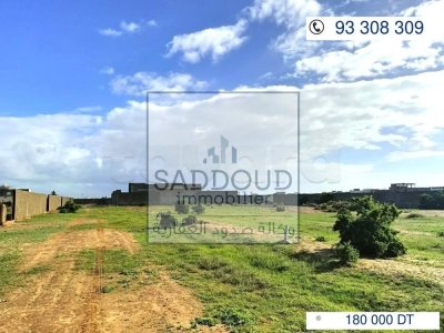 À vendre terrain rectangulaire 1020 m² à Route Soukra km 4