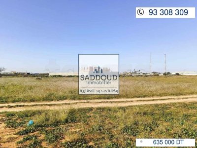 Terrain dexception vendre 6736m route manzel chaker km 8, 300m de la route principale