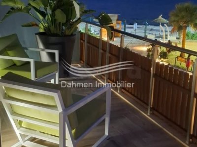 Appartement s+1 front mer à Louer à chott Meriem Sousse .
