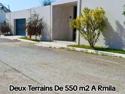TERRAINS 550 m² A RMILA PRÉS DE MALL OF SOUSSE