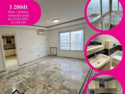 Un appartement s+2 haut gamme haut standing