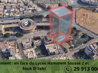 Terrain à vendre à Hammem Sousse sahloul