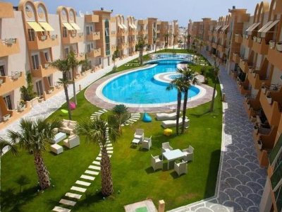 Studio meublé à louer à Sousse Chott Mariem, Pied dans l'eau