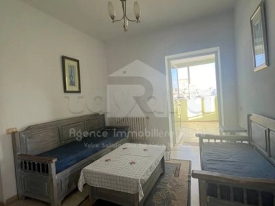 À LOUER – Appartement S+2 meublé | Centre-ville de Sousse, près de la plage Boujaafar