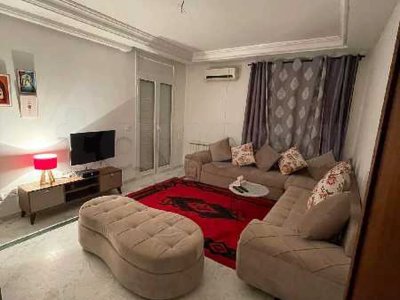 appartement meublé par nuitée à el wahat l'aouina