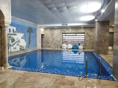 Appart S+2 neuf haut standing dans une résidence avec piscine et salle de sport à Menzah 9c
