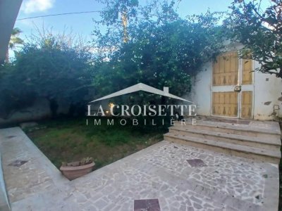 Rez-de-chaussée de villa s3 meublé à louer à Carthage MRCL0341