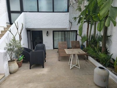 À louer  Triplex meublé en S+ 3  avec piscine terrasse jardin et place de parking la marsa
