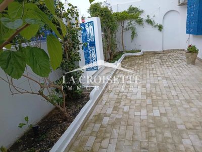 Rez-de-chaussée de villa s3 avec terrasse à louer à Sidi Bou Said MRCL0349