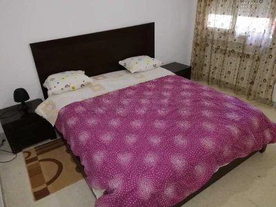 location vacances à Tunis route la Marsa cité les palmeraies Aouina appartement stérilisé hygiène garantie