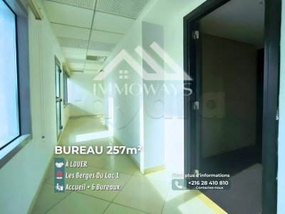 Bureau 257 m² au Lac 1 avec terrasse
