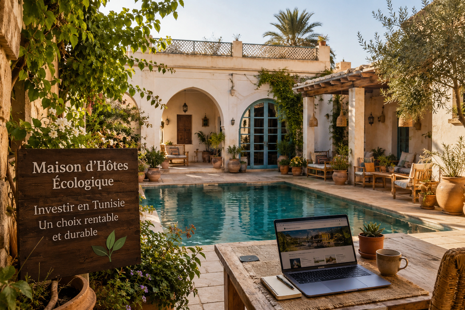 Investir dans une maison d’hôtes en Tunisie : un projet rentable et intelligent