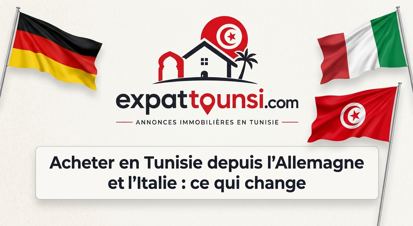 Acheter en Tunisie depuis l'Allemagne et l'Italie : ce qui change