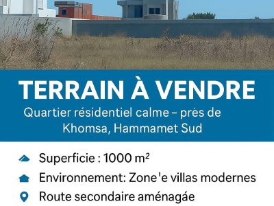 Lots de terrain entre salloum et hammamet yesmine