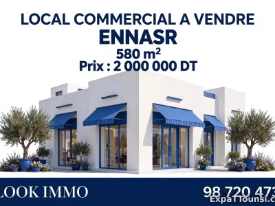 Vente local 580 m2 ennasr